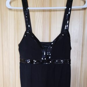 Black sequin Express top